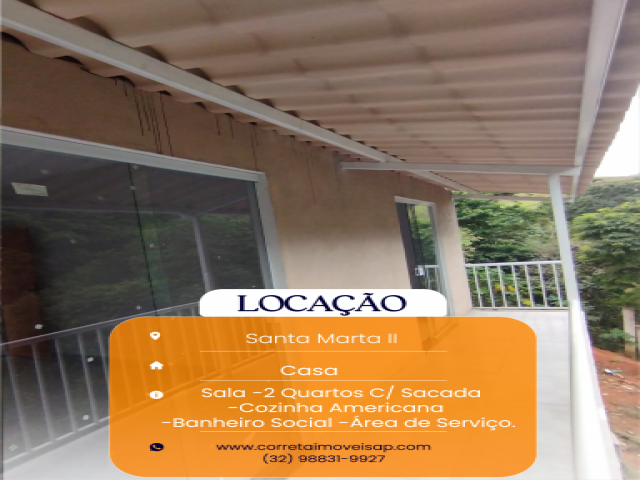Casa para Locação Santa Marta II Além Paraíba