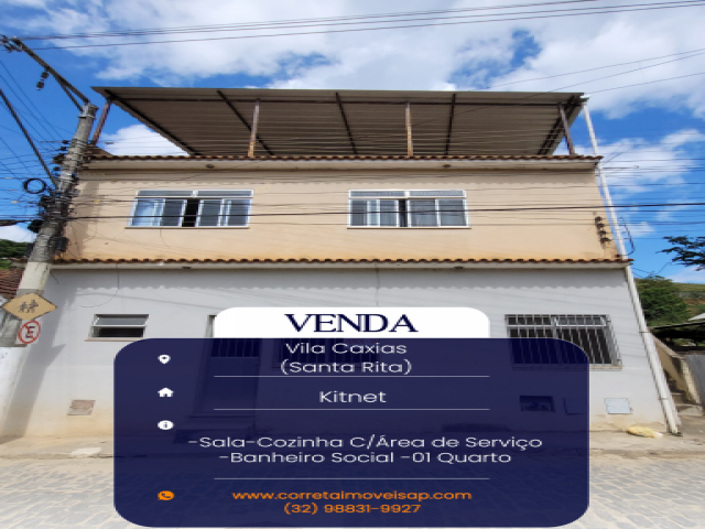 Kitnet para Venda Santa Rita Vila Caxias Além Paraíba
