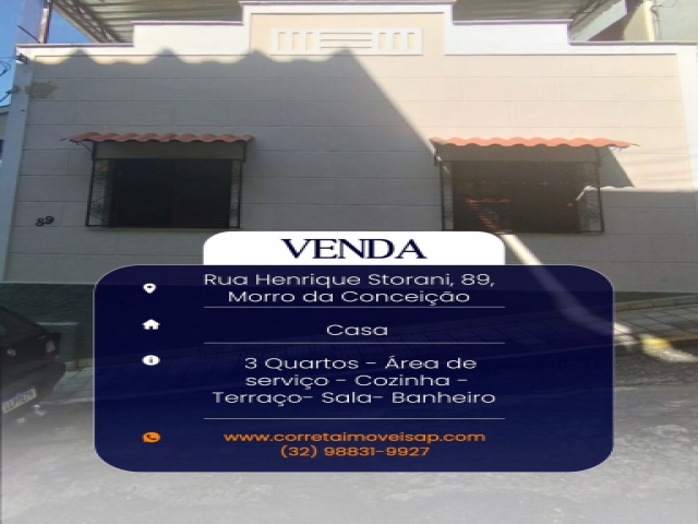 Casa para Venda Morro da Conceição ALÉM PARAÍBA