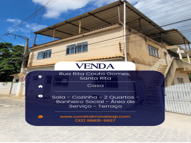Casa para Venda Santa Rita Vila Caxias Além Paraíba