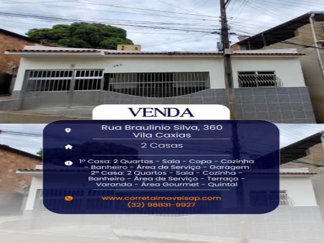Casa Geminada para Venda Vila Caxias Além Paraíba