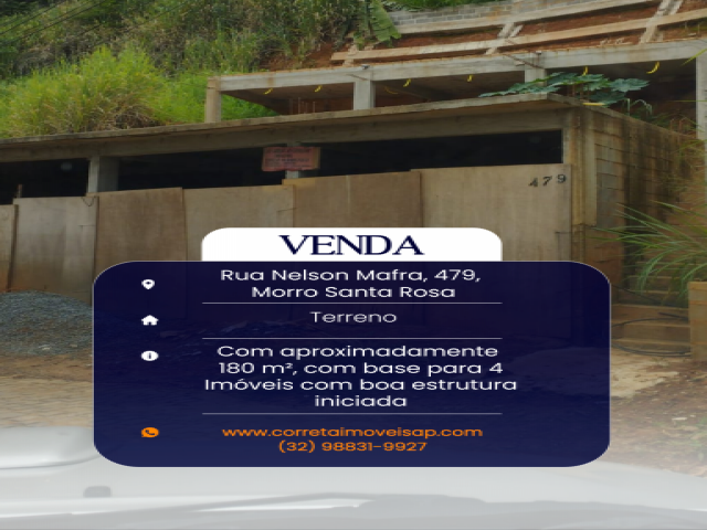 Terreno para Venda Santa Rosa Além Paraíba