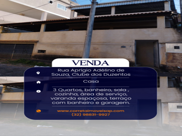 Casa para Venda Clube dos Duzentos Sapucaia