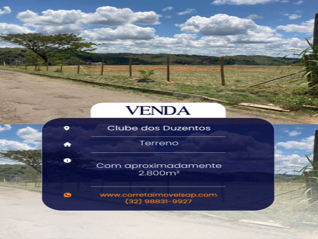 Terreno para Venda Clube dos Duzentos Sapucaia