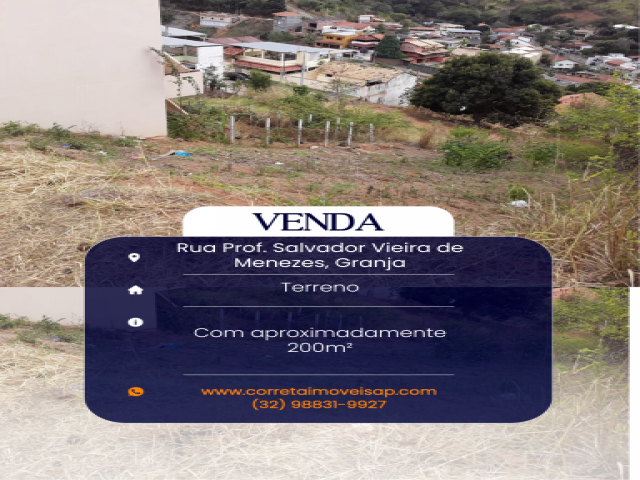Terreno para Venda GRANJA 03 DE OUTUBRO Além Paraíba