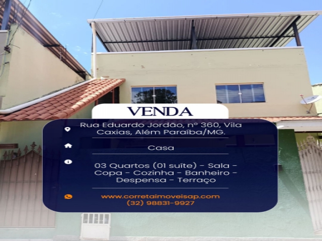 Casa para Venda Vila Caxias  Além Paraíba
