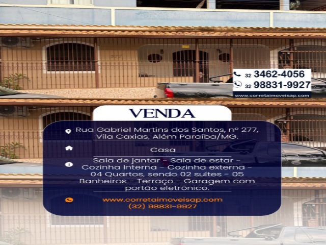 Casa para Venda Vila Caxias  Além Paraíba 