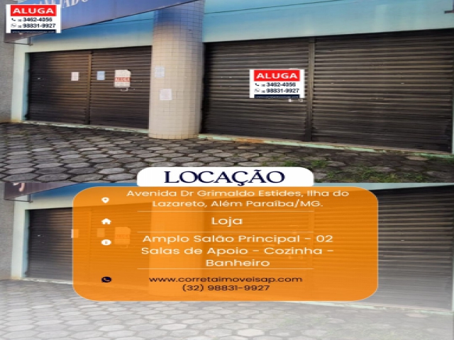 Loja para Locação Ilha do Lazareto Além Paraíba 